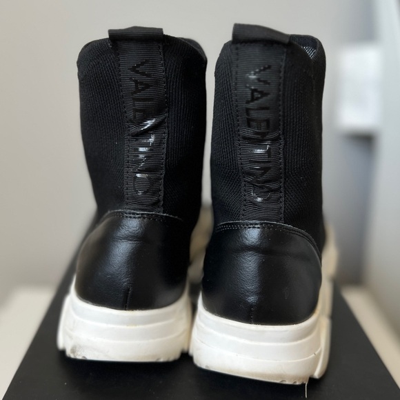 Authentic Mario Valentino Melissa Logo Sock Sneakers in Size 8 - Picture 5 of 14